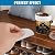 Deuvuo Walnut Wood Filler, Walnut Wood Putty Filler - Our Wood Grain Filler Offers a Quick and Lasting Fix for Any Damage or Flaw - Paintable, Stainable, Sandable & Quick Drying - 9.87 Ounce