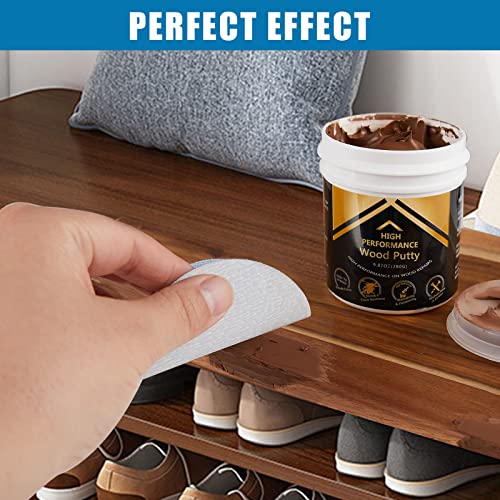 Image of Deuvuo Walnut Wood Filler, Walnut Wood Putty Filler - Our Wood Grain Filler Offers a Quick and Lasting Fix for Any Damage or Flaw - Paintable, Stainable, Sandable & Quick Drying - 9.87 Ounce