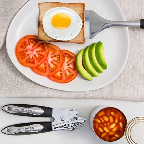 25 pcs Kitchen Utensils Stainless Steel - Non-Stick Kitchen Utensils Set - Stainless Steel and Silicone Cooking Utensils Set - Kitchen Tools Gadgets Accessories Spoons Turners Spatula Ladle Set