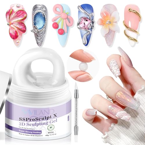 SAVILAND 60 g 3D Nail Gel: Strong Molding 3D Gel Nail Art Sculptu...