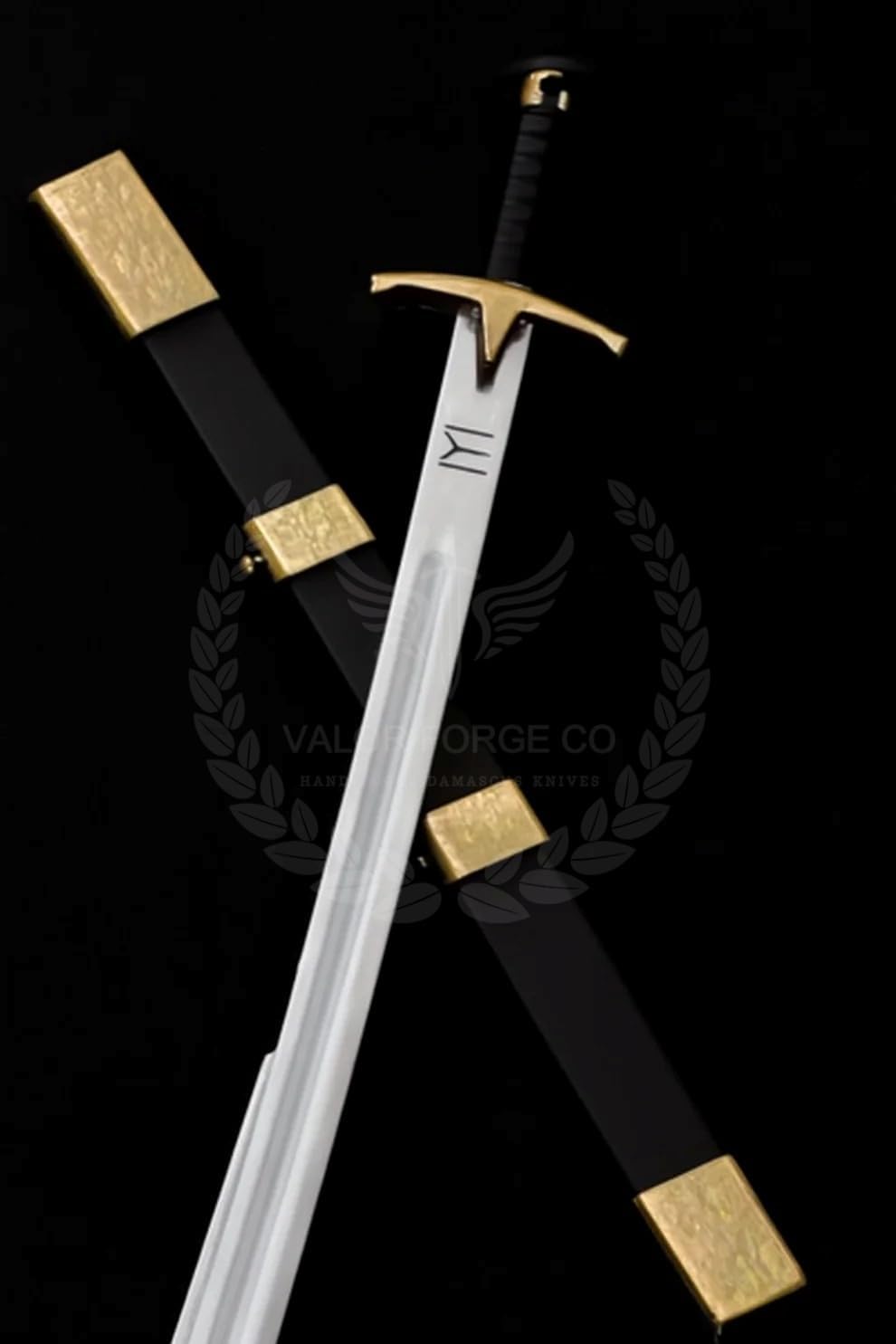 Handmade Ottoman Sword Replica 35 Inch – CK75 Tempered Steel Decorative Collectible – Turkish Dirilis Ertugrul Historical Decor with Walnut Handle, Leather Scabbard & Display Stand image 2