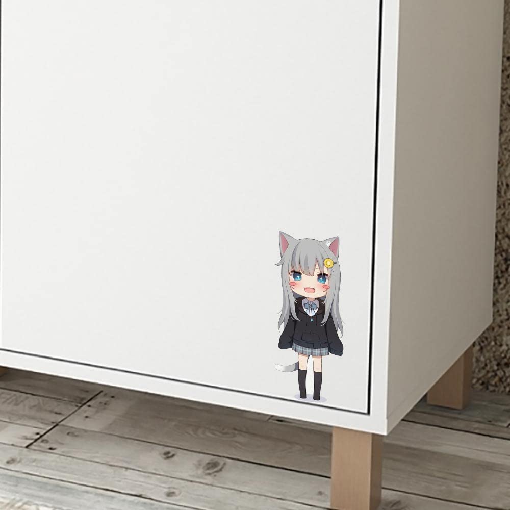Amazon.co.jp: EARLFAMILY 13cm 猫耳娘ステッカー アニメシール Amazon.co.jp: EARLFAMILY 13cm 猫耳娘ステッカー アニメシール
