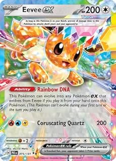 Pokemon Eevee ex Foil Card