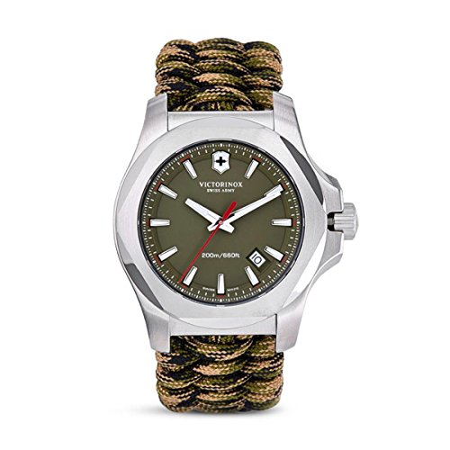 Preisvergleich Produktbild Victorinox Herren Analog Quarz Uhr mit Stoff Armband 241727