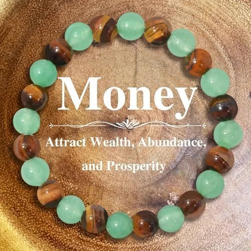 Long tiantian Crystal Money Bracelets for Women Wealth Attraction Green Jade Feng Shui Luck Bracelets Healing Protection Jewelry Spiritual Friend Birthday Jewelry Gifts - Image 10