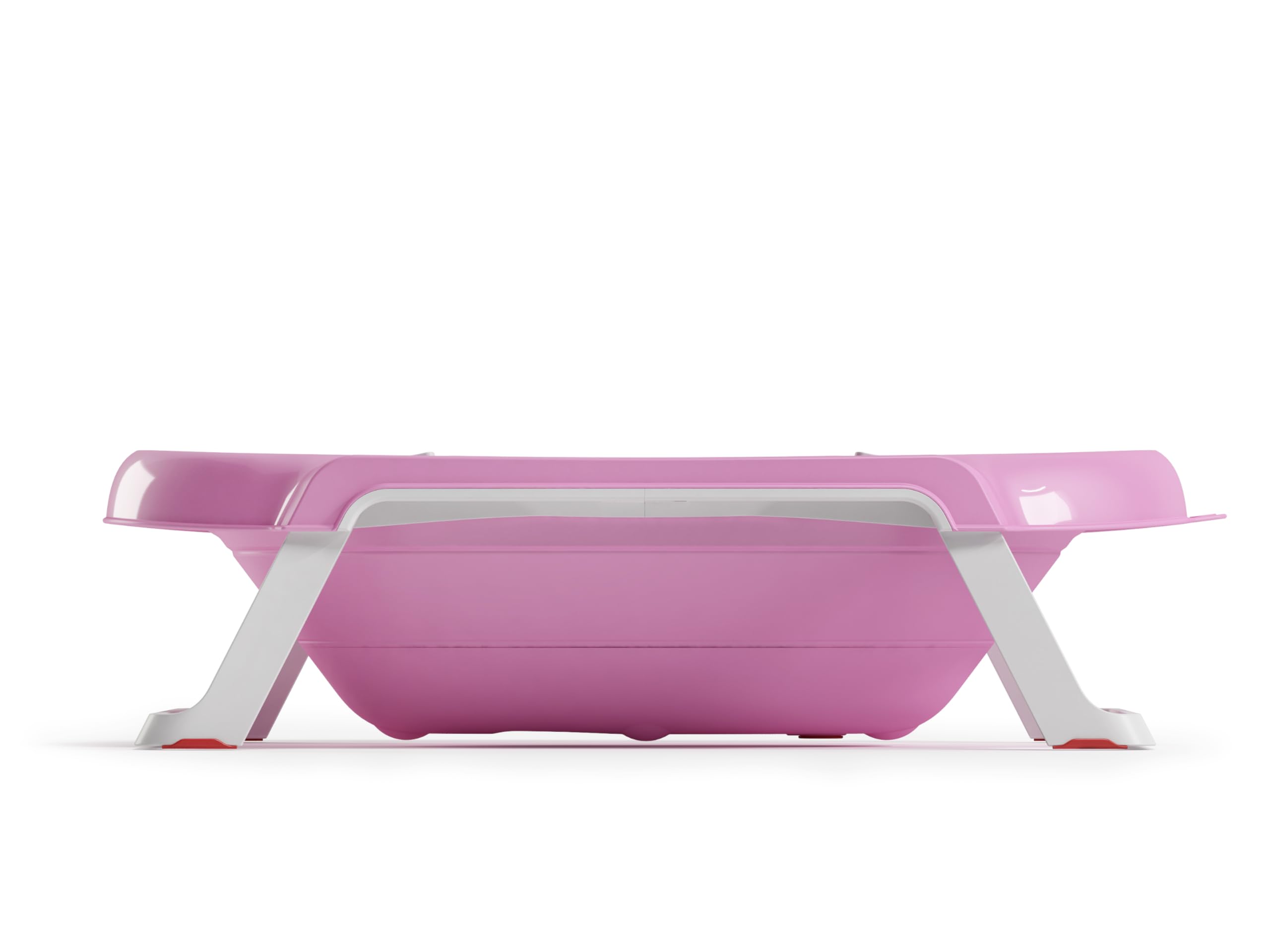 OKBABY Onda Slim - Vaschetta Pieghevole per il Bagnetto del Neonato 0-12 Mesi - Rosa