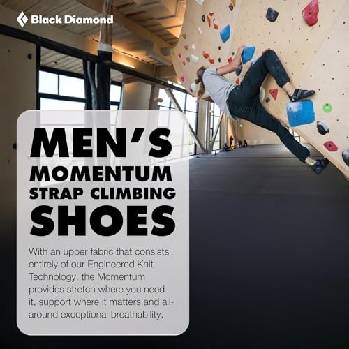Image of BLACK DIAMOND Men's Momentum Lace or Strap Rock Climbing Shoes, Gym /Outdoor