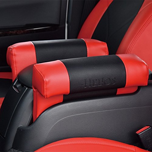 ハイエース アームレスト 200系 HELIOS 2個セット 肘置き アーム レスト レッド ブラック