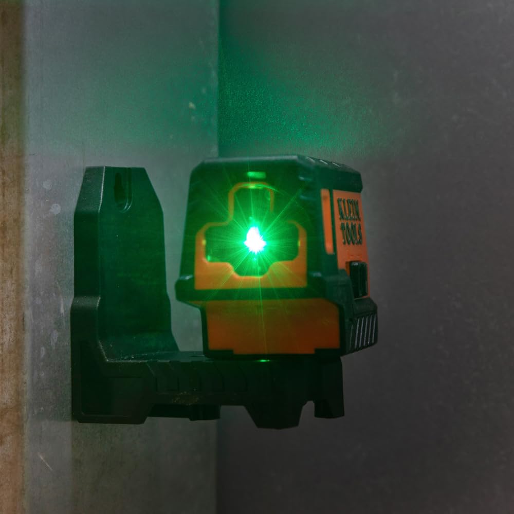 Klein Tools Laser Level - 75ft, Green Line -9 Klein Tools Laser Level - 75ft, Green Line -9