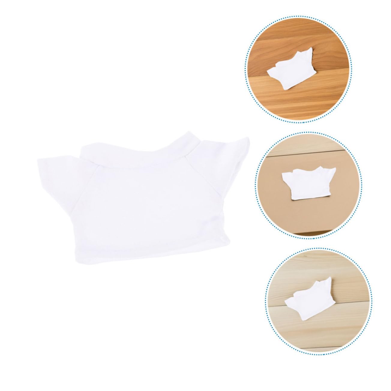 DOITOOL 5pezzi Vestiti Forma Di Orso Per Animali Di Peluche Magliette Orsetto Giocattolo Scollo Rotondo Facile Da Indossare Abbigliamento Per Bambole Di Peluche Per Gioco e Occasioni
