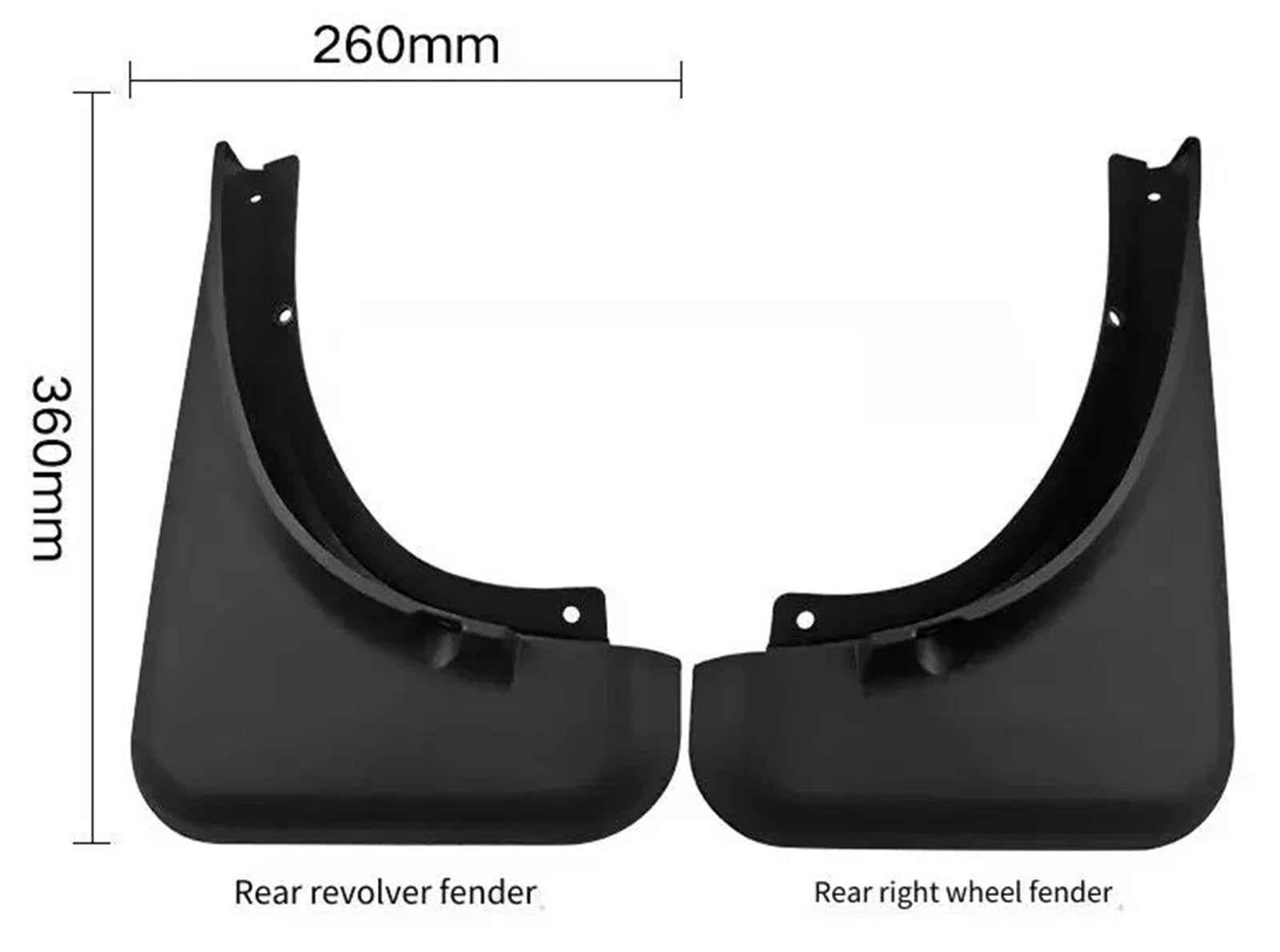 Pare-boue d'aile Garde-boue avant et Convient pour Porsche Macan 2014 – 2021 2016 2017 2018 2019 2020, accessoires de voiture
