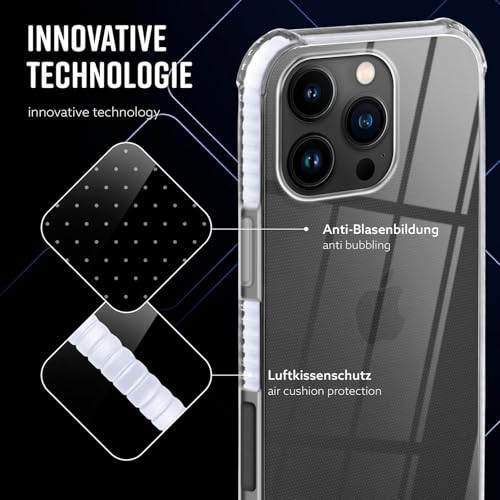 Coque iPhone 16 Pro Max transparente évite les rayures d'écran et protège la caméra