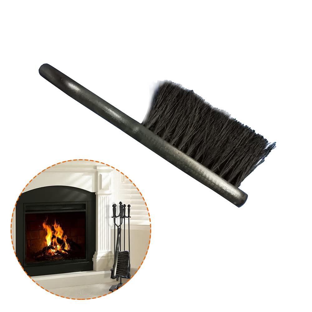 Fireplace Cleaning Brush With Round Head, Wooden Handle And Coconut - View #10