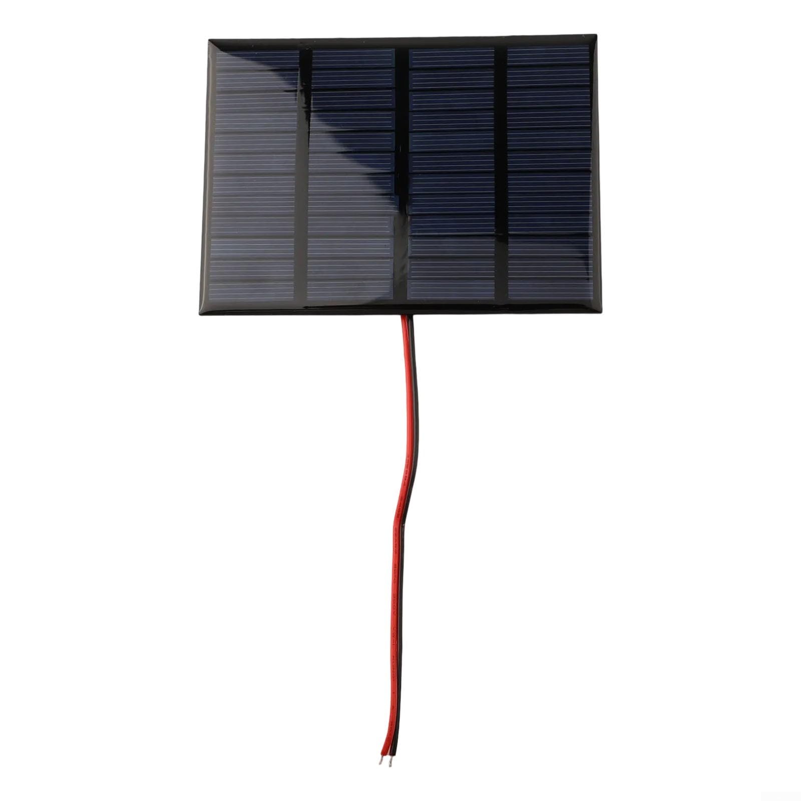 Caricatore Solare Portatile 3W 12V Con Celle Policristalline – Per Cellulari E Piccole Batterie DC, Compatto E Resistente