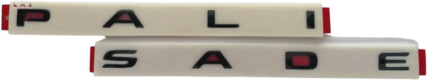 Genuine OEM 86310S8CA0 Rear Night Edition Trunk Lettering Emblem (Black) / Compatible with Hyundai Palisade 2019~2025