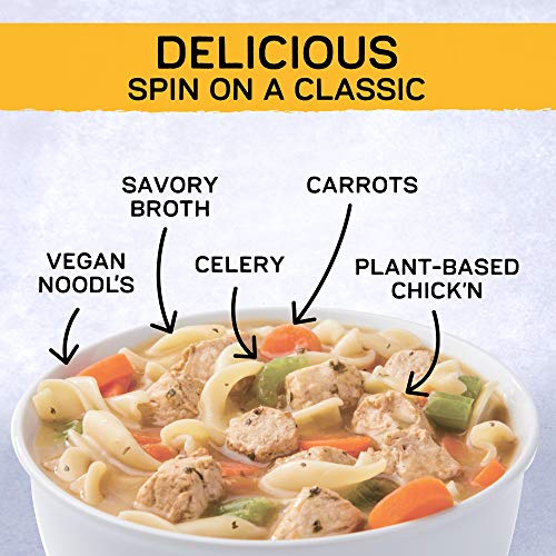 Image of Gardein Plant-Based Chick'n Noodl' Soup, Vegan, 15 oz. (Pack of 6)