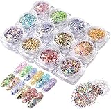 【Elección para la decoración】- úselos para adornar sus uñas, cara, cabello u ojos. ¿Vas a una fiesta o festival? ¿Por qué conformarse con lo ordinario? Nuestro brillo extra fino es el más hermoso de los tonos vívidos, y en la parte superior usamos el brillo no tóxico de mayor grado.