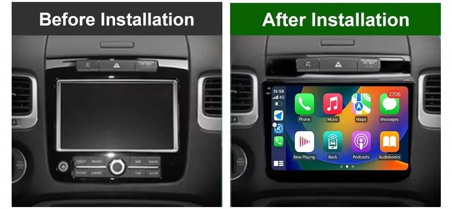 Autoradio GPS para Touareg 2011-2017 con Mirror Link y Bluetooth manos libres 2