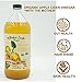 Mother Earth, Organic Apple Cider Vinegar with The Mother, Fresh Pressed Organic Apples, OACV, ACV, Raw, Unpasteurized, Unfiltered (1/32oz Glass Bottle)