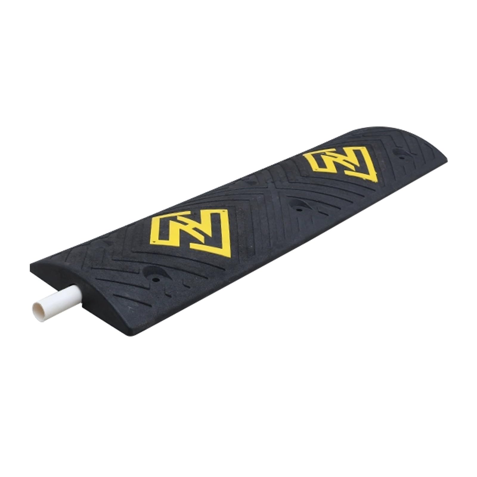 Pasacables Suelo de Cables Duradera, Rampa Protectora de Cables, Capacidad de Carga de 30 Toneladas, Superficie Antideslizante, para Áreas de Alto Tráfico Peatonal