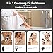 Haosens Trim pod 3.0 The Ultimate Shaver for Women & Men, 5 in 1 Grooming Kit - Rechargeable Wet/Dry Use Electric Razor Head & Body Hair Shavers
