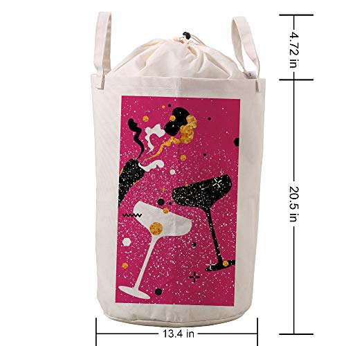 Bolsa de almacenamiento con cordón impermeable para ropa de lavandería y baño 6