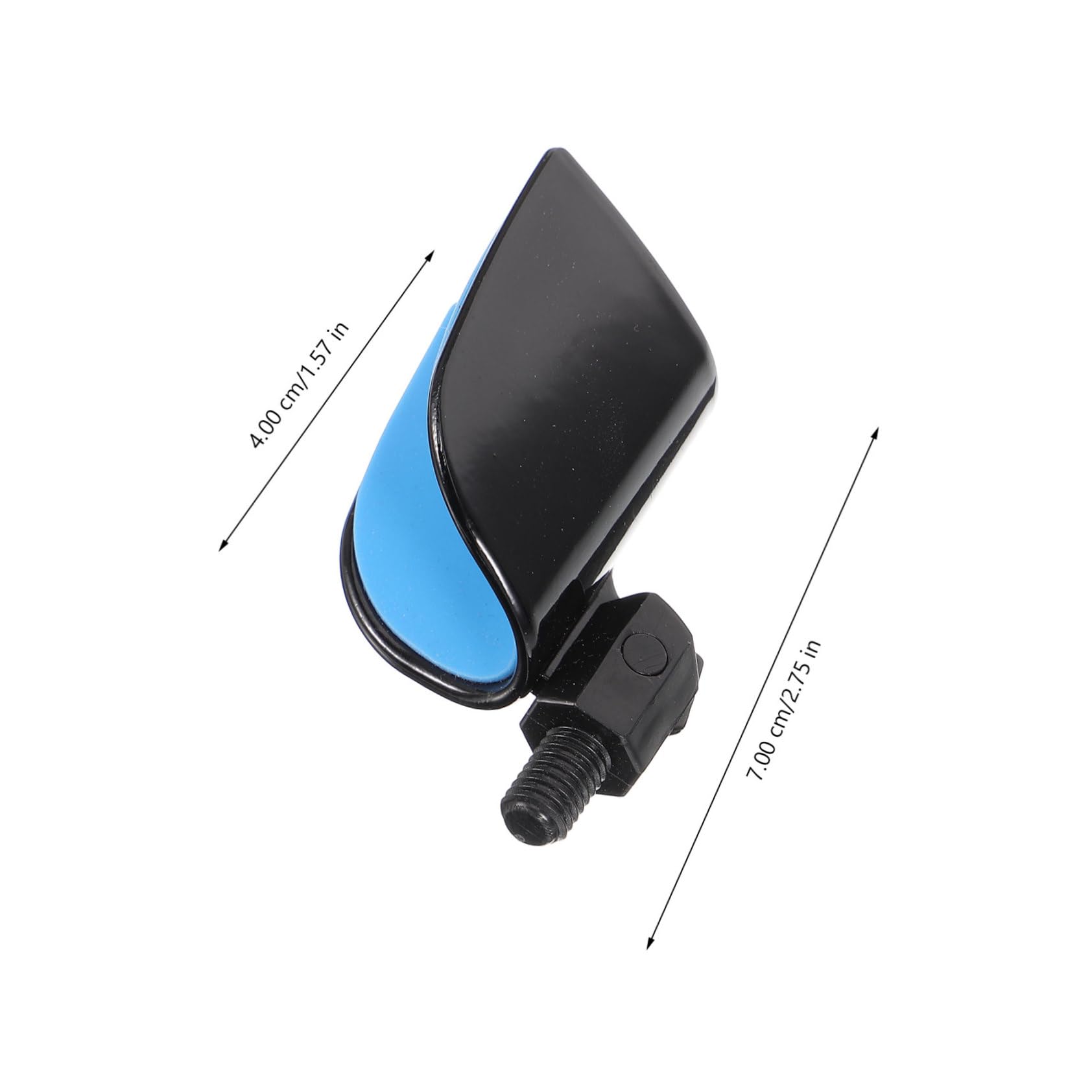 Sosoport 5 Staffe Da Pesca Con Rimbalzo Automatico Testa Di Pecora Asta Torretta Forcella Anteriore Antiscivolo In Plastica Nera 1 Pz Croissant Verticale