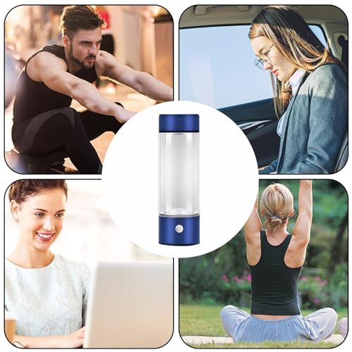Bouteille d'eau rechargeable hydrogène USB 420ml de qualité alimentaire