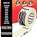 Buck Strapping Tape 2 Inch x 60 Yds (180ft) - 5.5Mil Thickness, Heavy Duty Industrial Grade Mono Directional Fiberglass Reinforced Filament Tape with Synthetic PET Adhesive for Bundling & Palletizing