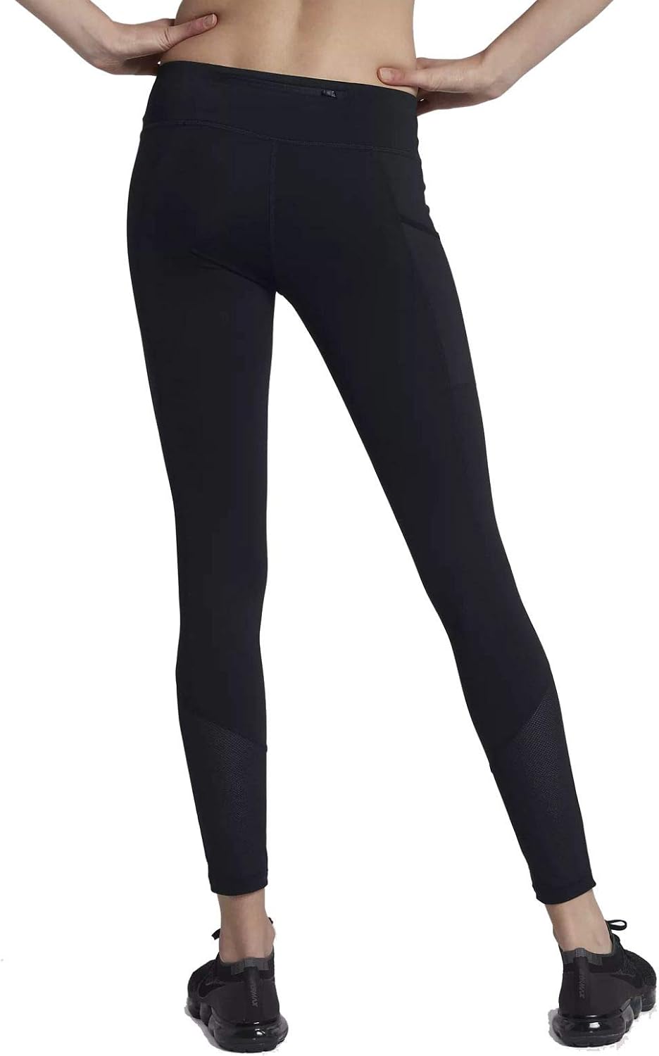 Nike Women's Racer Running Tight Black/Black Medium 28