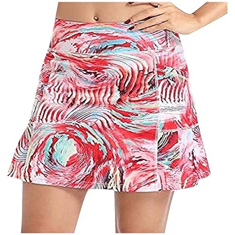 AMDOLE Robe d'été grande taille rouge Cover