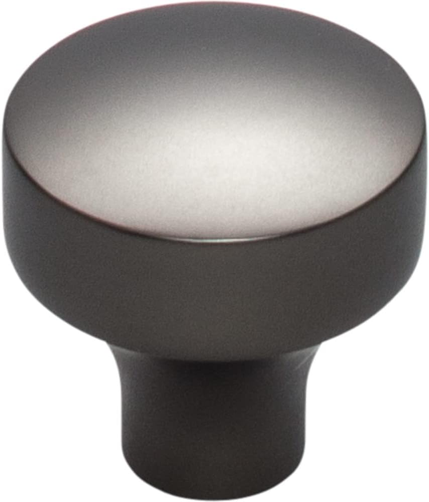 Top Knobs - TK900AG - Kinney Knob 1 1/8" - Ash Gray - Lynwood Collection