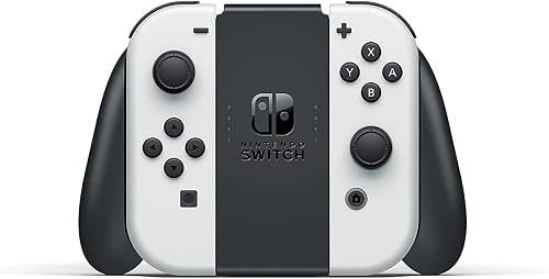 Nintendo Console Switch (Modèle OLED) avec Station d'Accueil/Manettes Joy-Con Blanches - 3