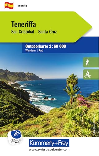 Tenerife: Mit San Cristobal und Santa Cruz. Touren für Wanderer, Biker und mehr! Wetterfest und leicht lesbar (Outdoor maps Spain)