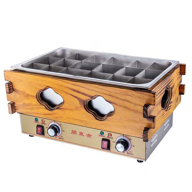 Amazon | おでん鍋 業務用12L 電気式おでん鍋 18つ仕切 電気保温おでん