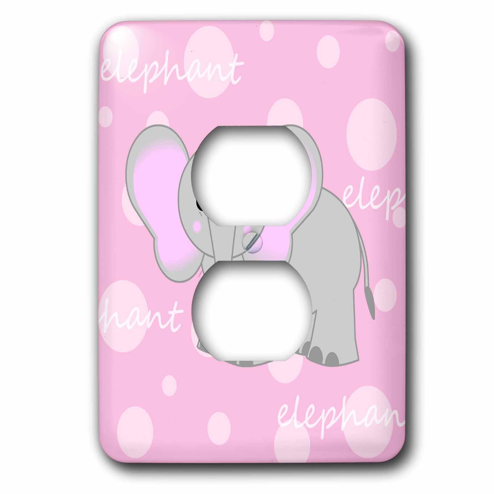 Housse de prise bébé éléphant multicolore pour décorer la chambre d'enfant moderne