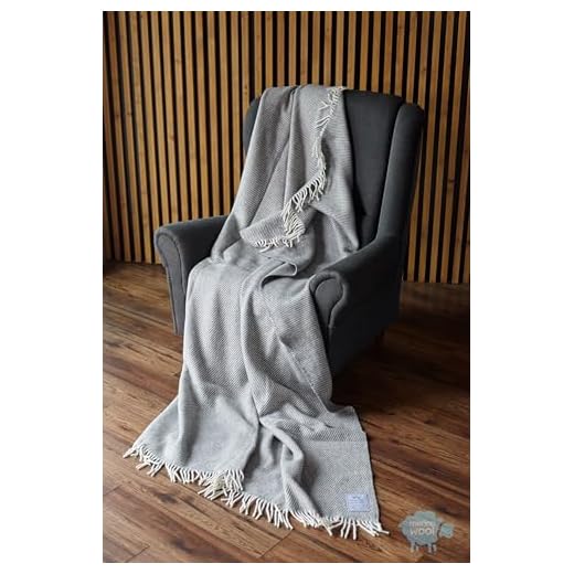 Merino Wool Bedding Manta de 160 x 200 cm a Cuadros de Doble tamaño Luxury Warm New Tartan Manta para sofá