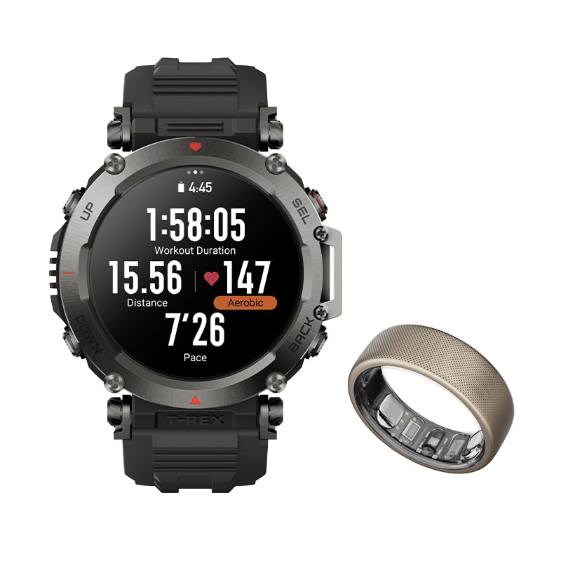 Amazon.co.jp: Amazfit Helio Ring スマートリング サイズ10 + T-Rex
