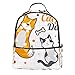 KAMEARI Rucksack Katze und Hunde Schlaf lustige Aufkleber Casual Daypack für Reisen mit Flasche Seitentaschen