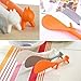 Charmed Plastic Squirrel Shaped Non Stick Rice Paddle Spoon (multi color)