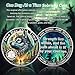 One Day at a Time 10 Year Sobriety Coin - Recovery Aurora Forest Wolf AA Coins - Addiction NA AA Chips and Medallions - Celebrate 1-20 Living Clean Narcotics Alcoholics Anonymous Gifts for Men Women