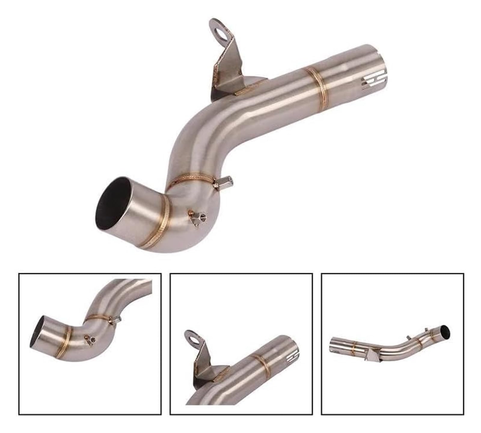 Pour BMW F750GS F850GS F850 GS 2018 2019-2022 Moto Échappement Branchement Intermédiaire Tuyau Remplacer Catalyseur Silencieux Extrémité silencieux déchappement