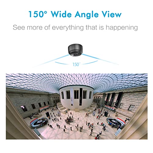 Arebi Hidden Cameras For Home Security, 1080P Hd Mini Spy Camera Wi-Fi Wireless, Small Nanny Camera Indoor With Remote View, Motion Detection, Night Vision, Tiny Spy Cam A10 Plus [Original] #TOP3