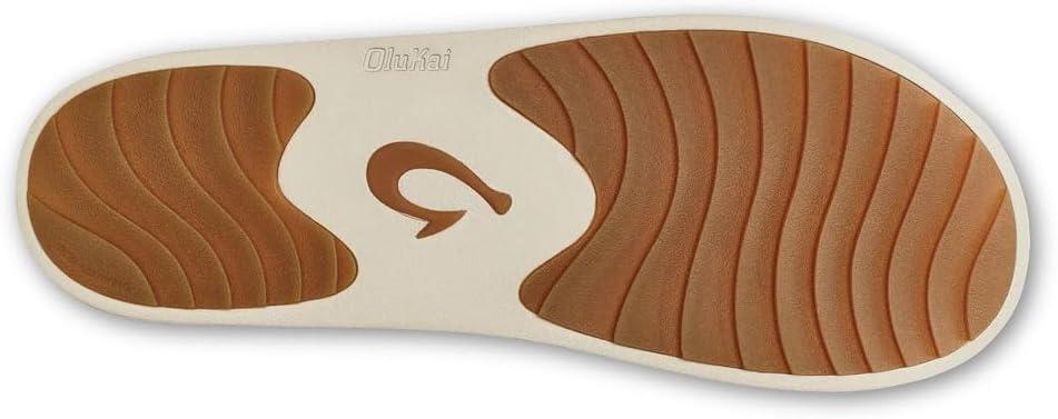 OLUKAI Ku'i Women's Slipper, Soft Full-Grain Leather & Wool Blend Footbed, Wet Grip Soles for Inside & Outside Wear, Cute & Comfortable Slip-On - Image 5