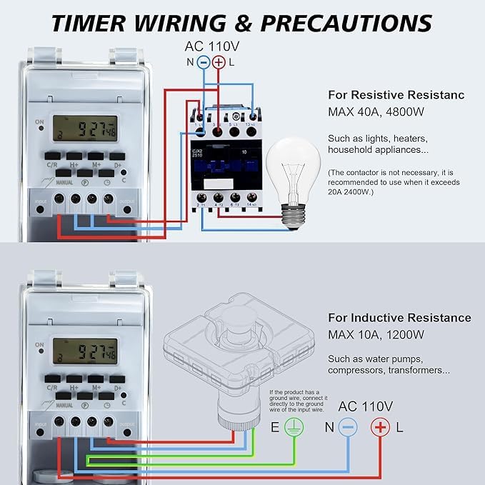 Image of MAXWELL Waterproof Digital Timer Switch KG316T-F | Weekly Programmable | LCD Display | IP65 |220VAC