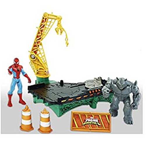 Spider-Man Cenario Homem Aranha Web City Rhino