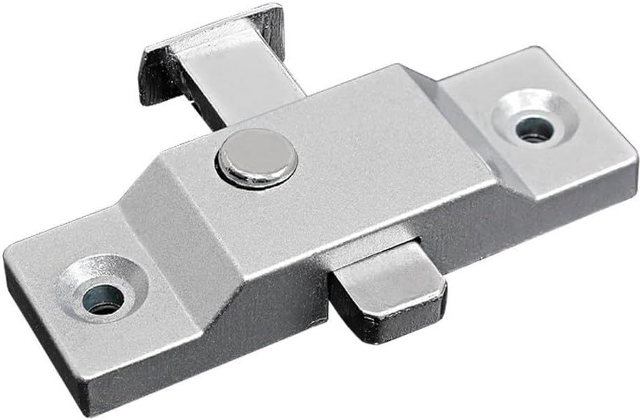 Stainless Steel Folding Window Lock with Compact Latch Design, Rust Resistant Security Hardware, Anti-Theft Lock for Windows in Modern Home Improvement Applications(L)