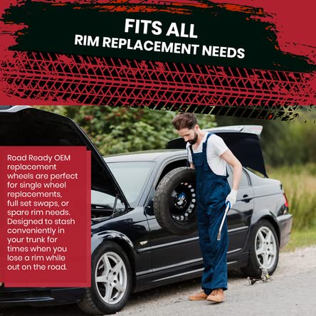 image for Road Ready Wheels For 2007-2012 Nissan Sentra 15 Inch Painted Black Ri