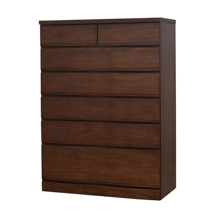 桐　ハイチェスト　桐たんす　チェスト　5段　天然木　ウォルナット　モダン 桐 ハイチェスト 桐たんす チェスト 5段 天然木 ウォルナット モダン