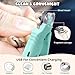 Dexmary 2-in-1 Dog Nail Trimmers & Dog Nail Grinder, Dog Nail Clippers with 2 LED Lights & Safety Guard, USB Rechargeable, Multiple Grinding Methods for Small, Medium, and Large Dogs & Cats (Green)